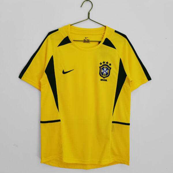 2002-brazil-home-retro-jersey - 图片 2