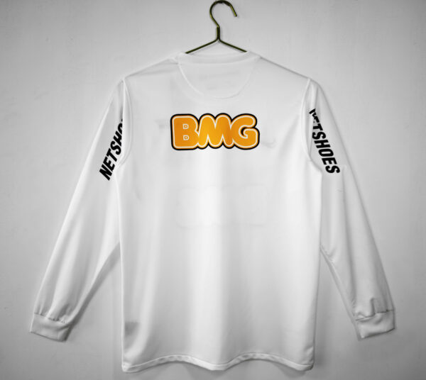 2012-2013 seasonSantos' long-sleeved retro home jersey - 图片 2
