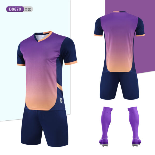 D8870 Football training suit for adults and children - 图片 2