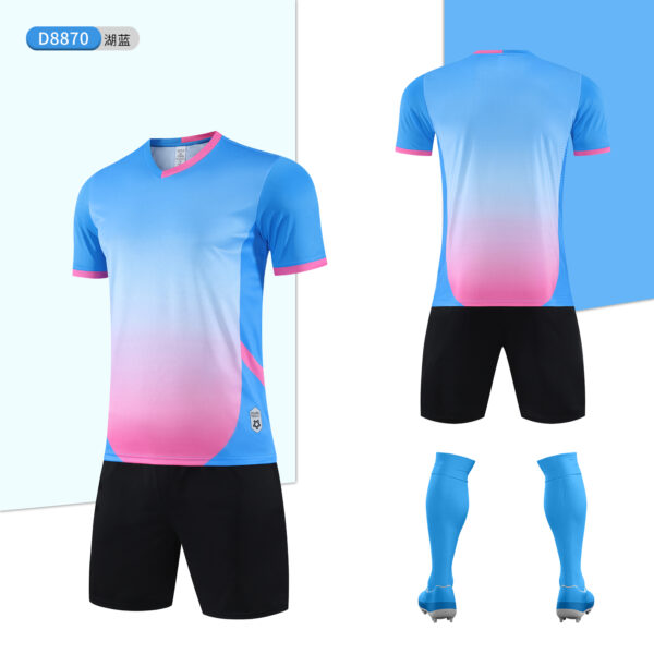 D8870 Football training suit for adults and children - 图片 4