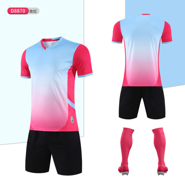 D8870 Football training suit for adults and children - 图片 7