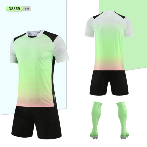 D8869 Football training suit for adults and children - 图片 2