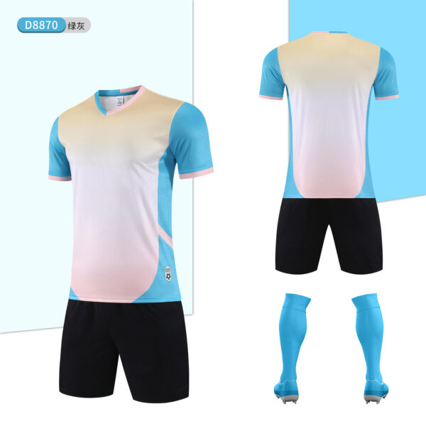 D8870 Football training suit for adults and children - 图片 6